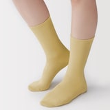 婦人　足なり直角　履き口やわらか　足首に沿う靴下