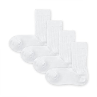 婦人　足なり直角　リブ編み靴下（４足組）