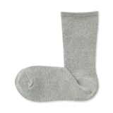 婦人　足なり直角　履き口やわらか　足首に沿う靴下　※再生コットン