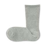 婦人　足なり直角　履き口やわらか　足首に沿う靴下　※再生コットン