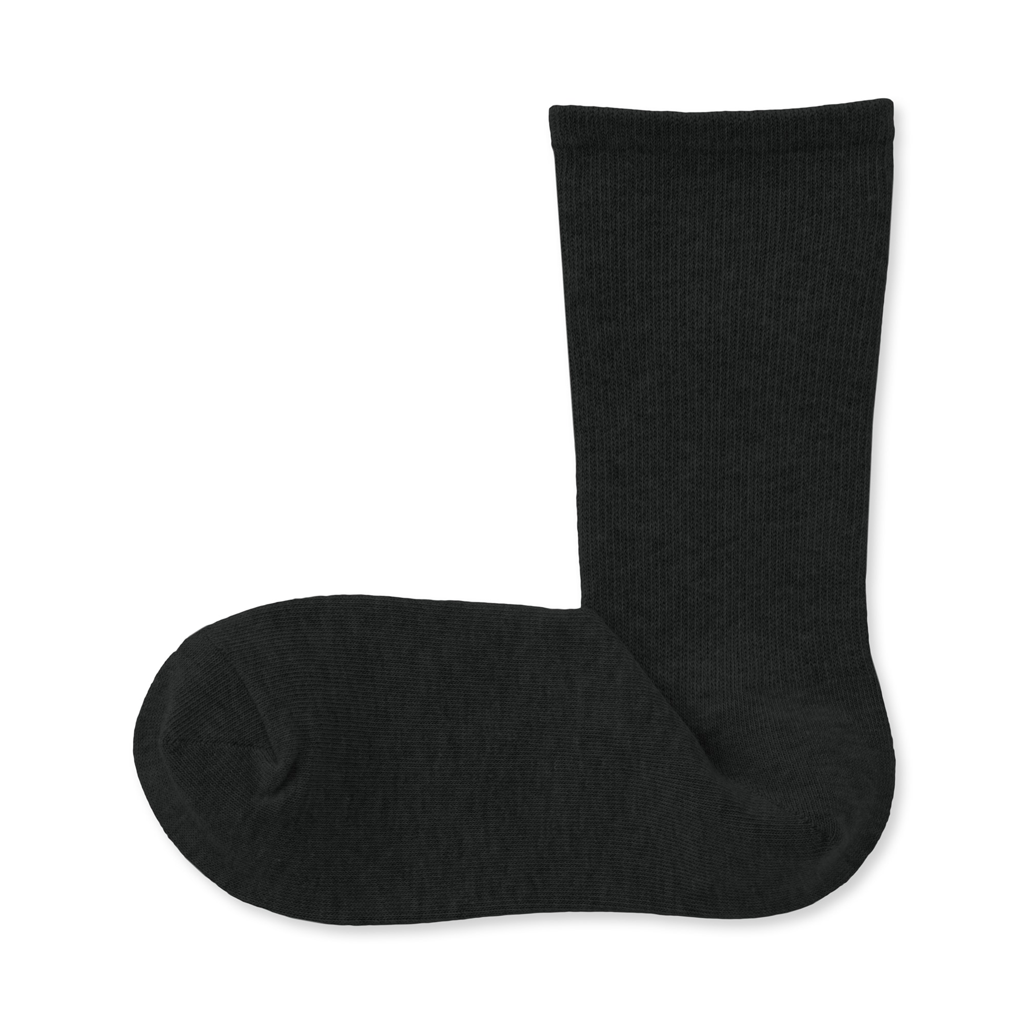 婦人　足なり直角　履き口やわらか　足首に沿う靴下　※再生コットン