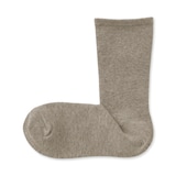 婦人　足なり直角　履き口やわらか　足首に沿う靴下　※再生コットン