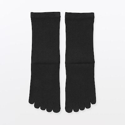 婦人　足なり直角　５本指靴下