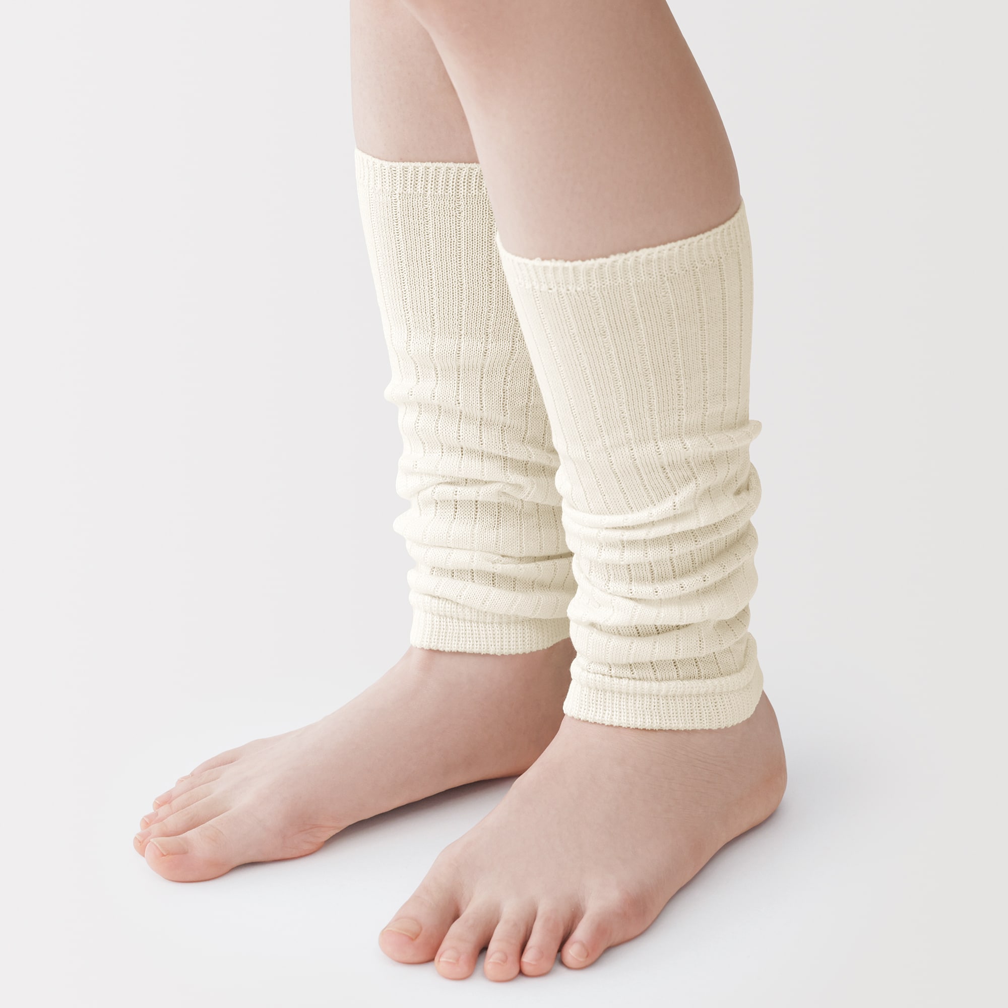 シルク混　レッグウォーマー