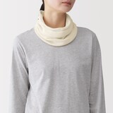 シルク　腹巻にもなるネックウォーマー