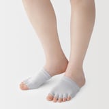 さらっと綿　５本指　パーツソックス