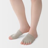 さらっと綿　５本指　パーツソックス
