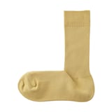 婦人　足なり直角　リブ編み靴下