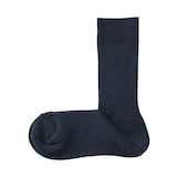 婦人　足なり直角　リブ編み靴下