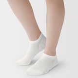 婦人　足なり直角　さらっと綿　スニーカーイン