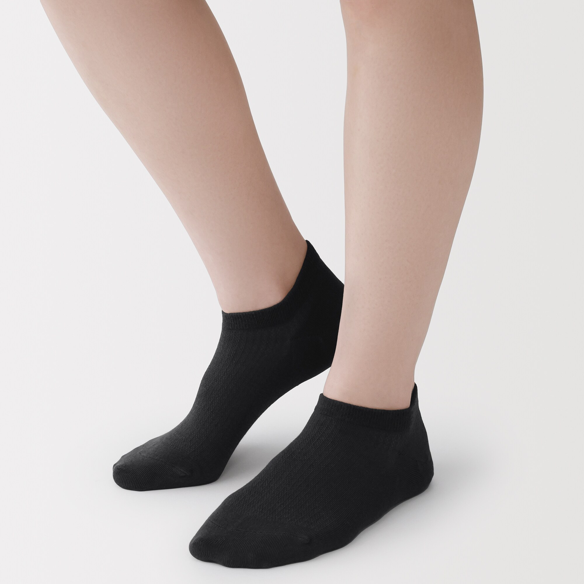 婦人　足なり直角　さらっと綿　スニーカーイン