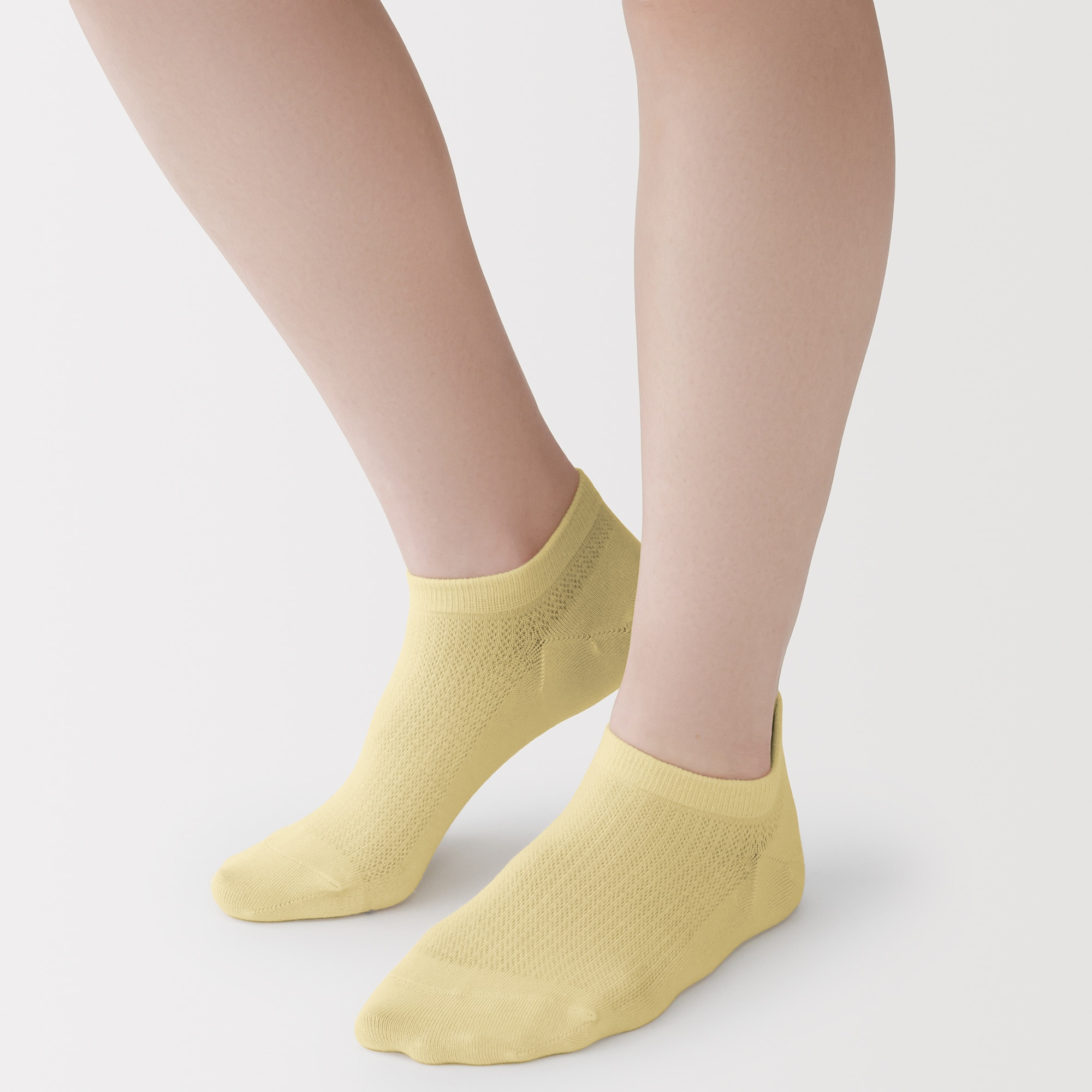 婦人　足なり直角　さらっと綿　スニーカーイン