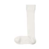 婦人　足なり直角　履き口やわらか　なめらかシアー　リブハイソックス