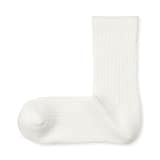 婦人　足なり直角　履き口やわらか　ざっくり透かし編み靴下