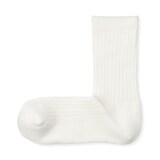 婦人　足なり直角　履き口やわらか　ざっくり透かし編み靴下