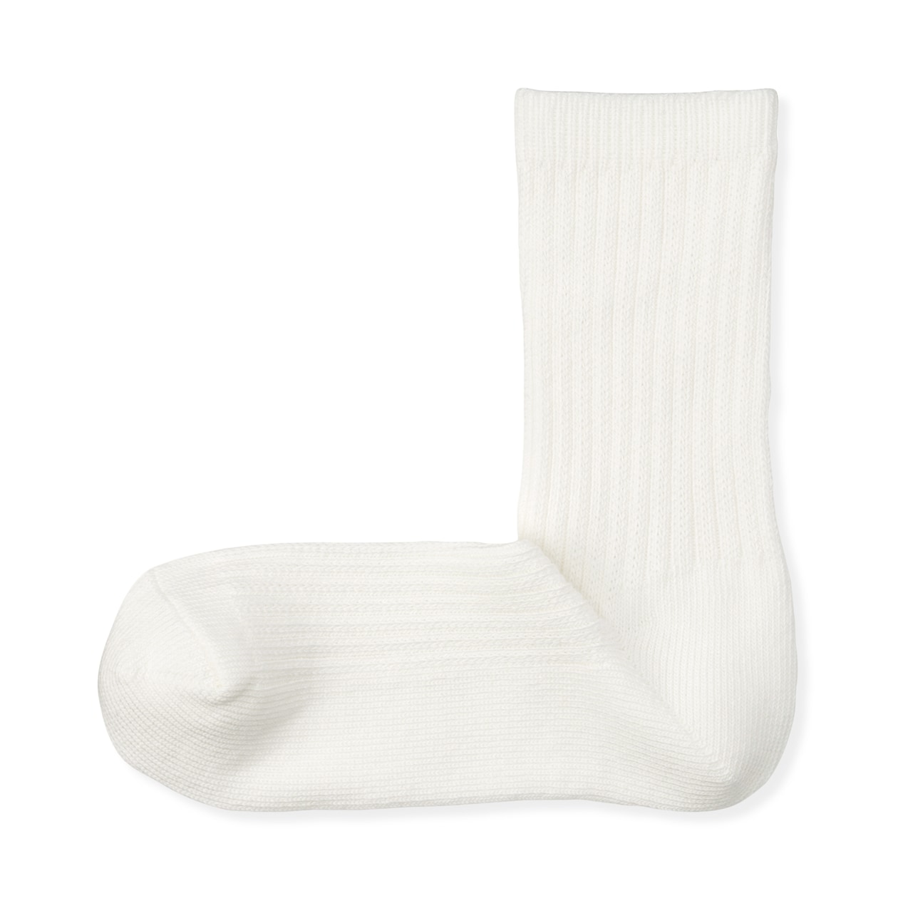 婦人　足なり直角　履き口やわらか　ざっくり透かし編み靴下