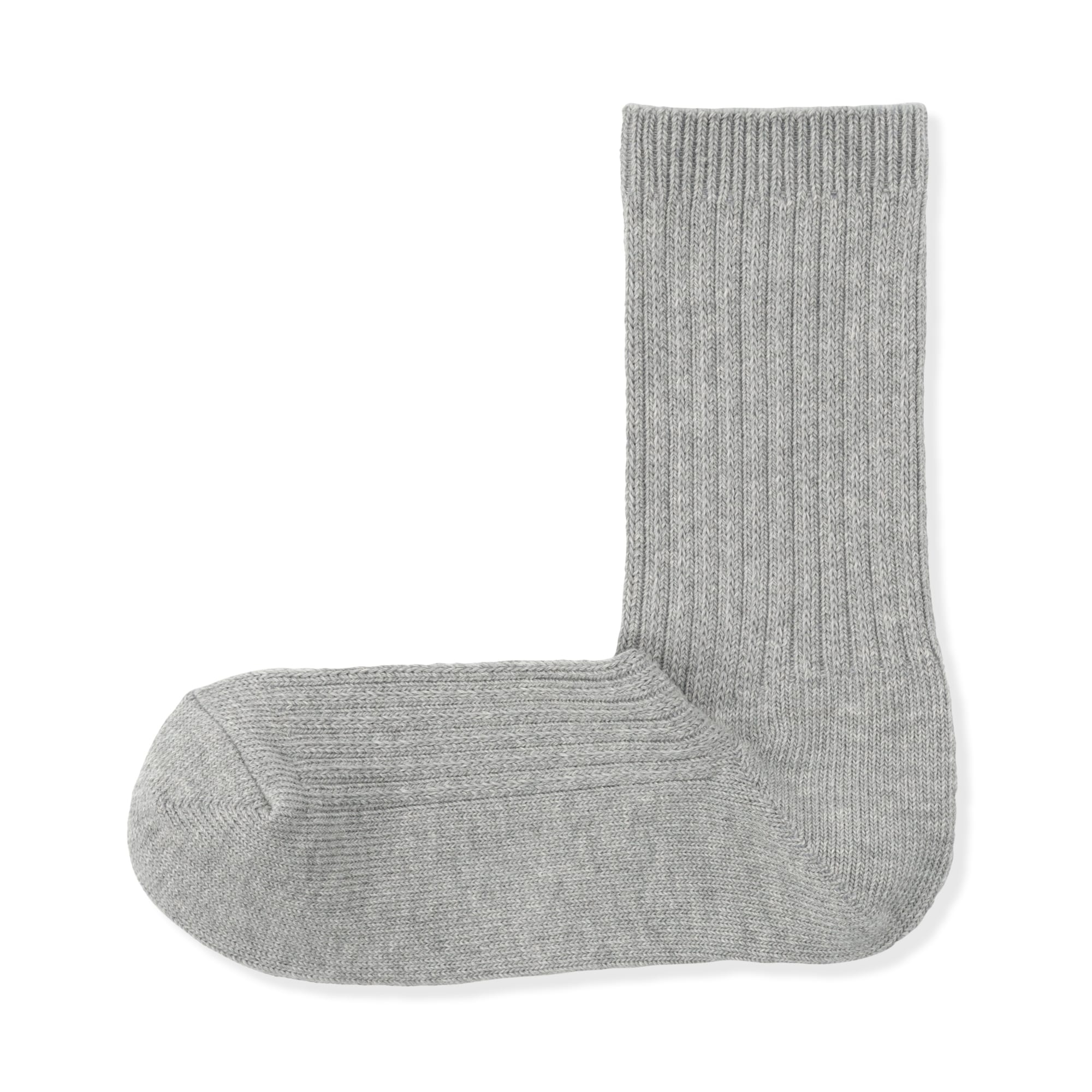 婦人　足なり直角　履き口やわらか　ざっくり透かし編み靴下