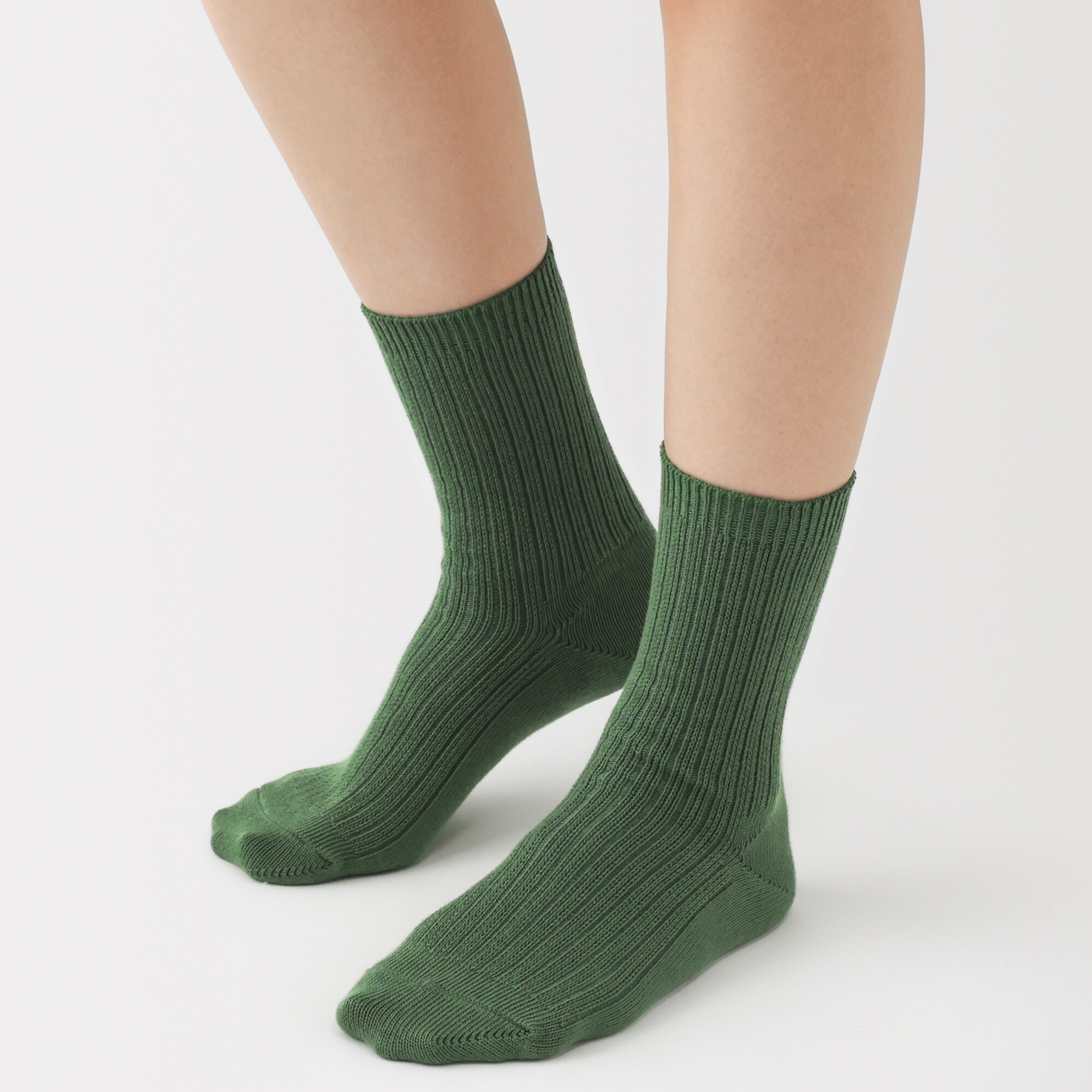 婦人　足なり直角　履き口やわらか　ざっくり透かし編み靴下