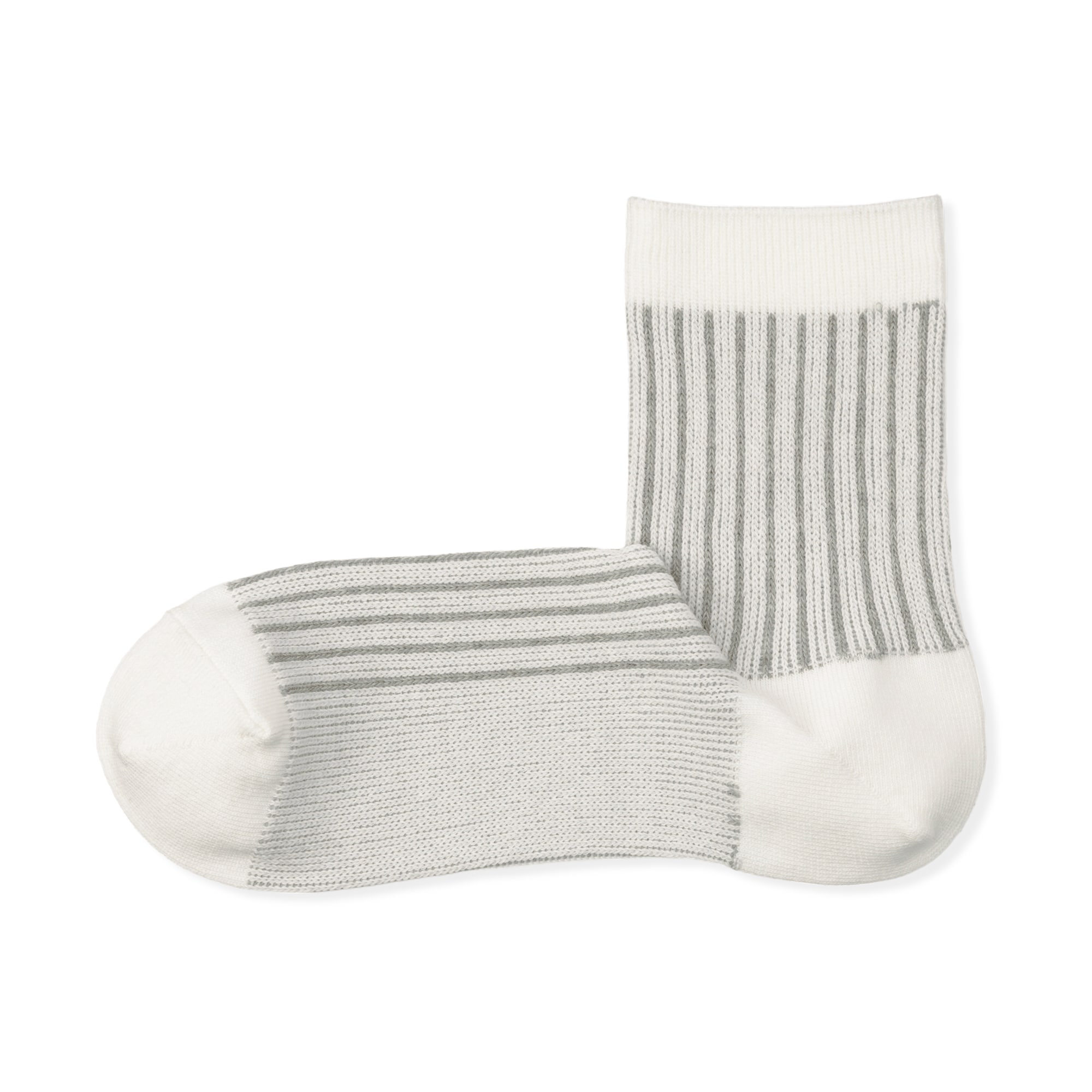 婦人　足なり直角　履き口やわらか　ジャカード　ショート丈靴下