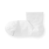 婦人　足なり直角　さらっと綿　ショート丈靴下