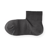 婦人　足なり直角　さらっと綿　ショート丈靴下