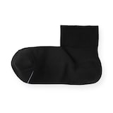 婦人　足なり直角　さらっと綿　ショート丈靴下