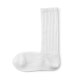 婦人　足なり直角　履き口やわらか　くしゅっと履ける　リブ編み靴下