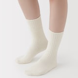 婦人　足なり直角　履き口やわらか　タオル靴下