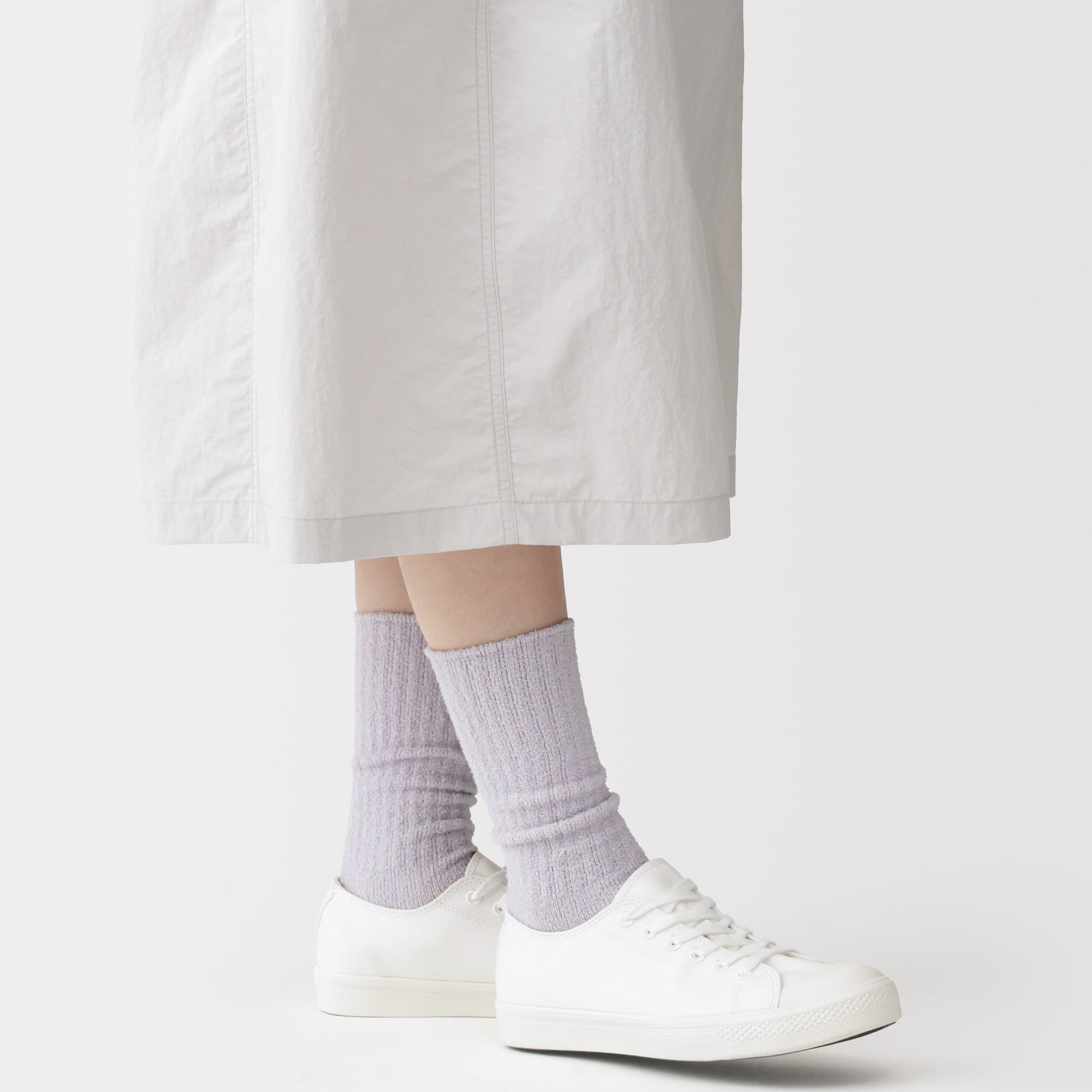 婦人　足なり直角　履き口やわらか　タオル靴下