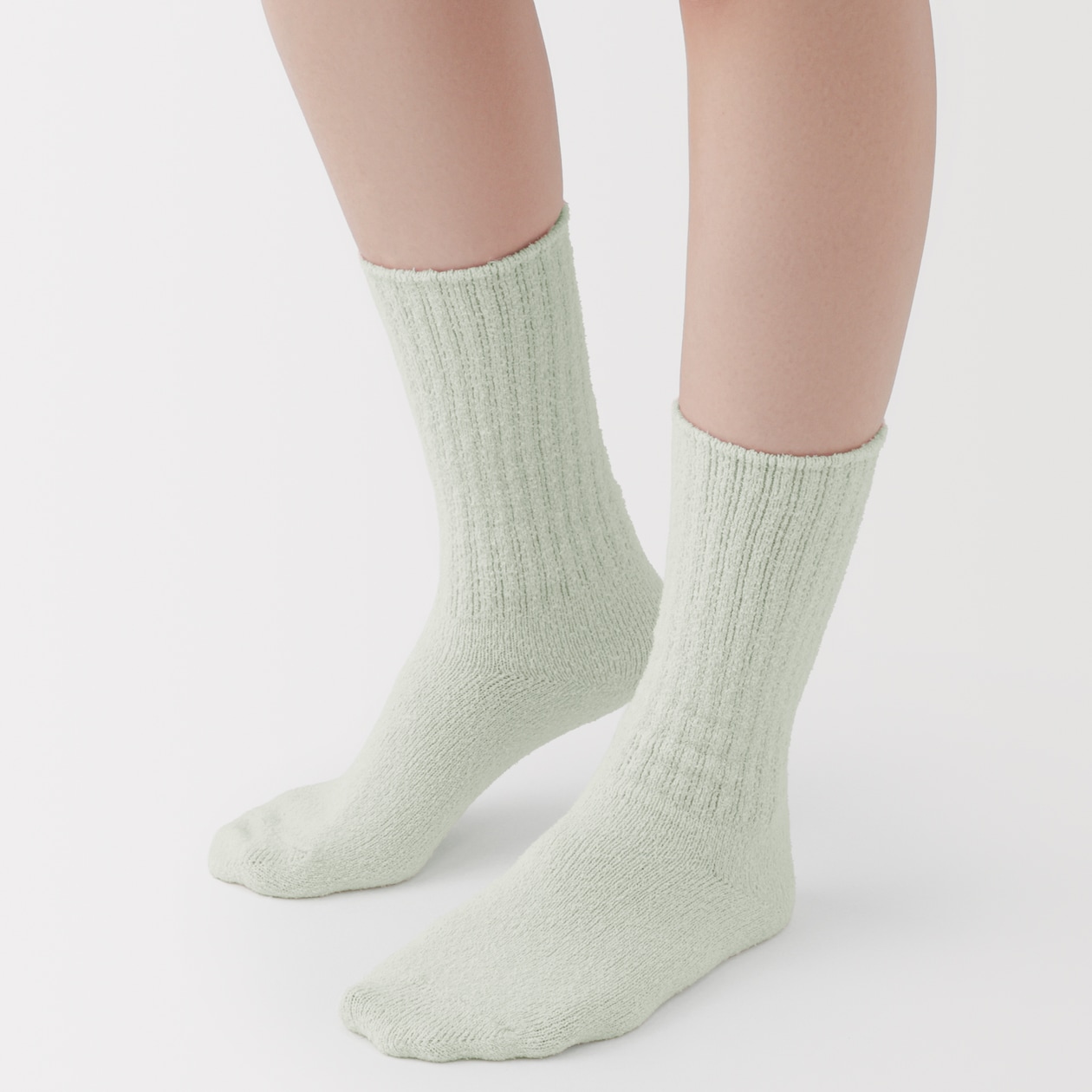 婦人　足なり直角　履き口やわらか　タオル靴下