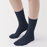 婦人　足なり直角　履き口やわらか　タオル靴下