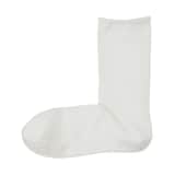 婦人　足なり直角　履き口やわらか　なめらか薄手　トップロール靴下