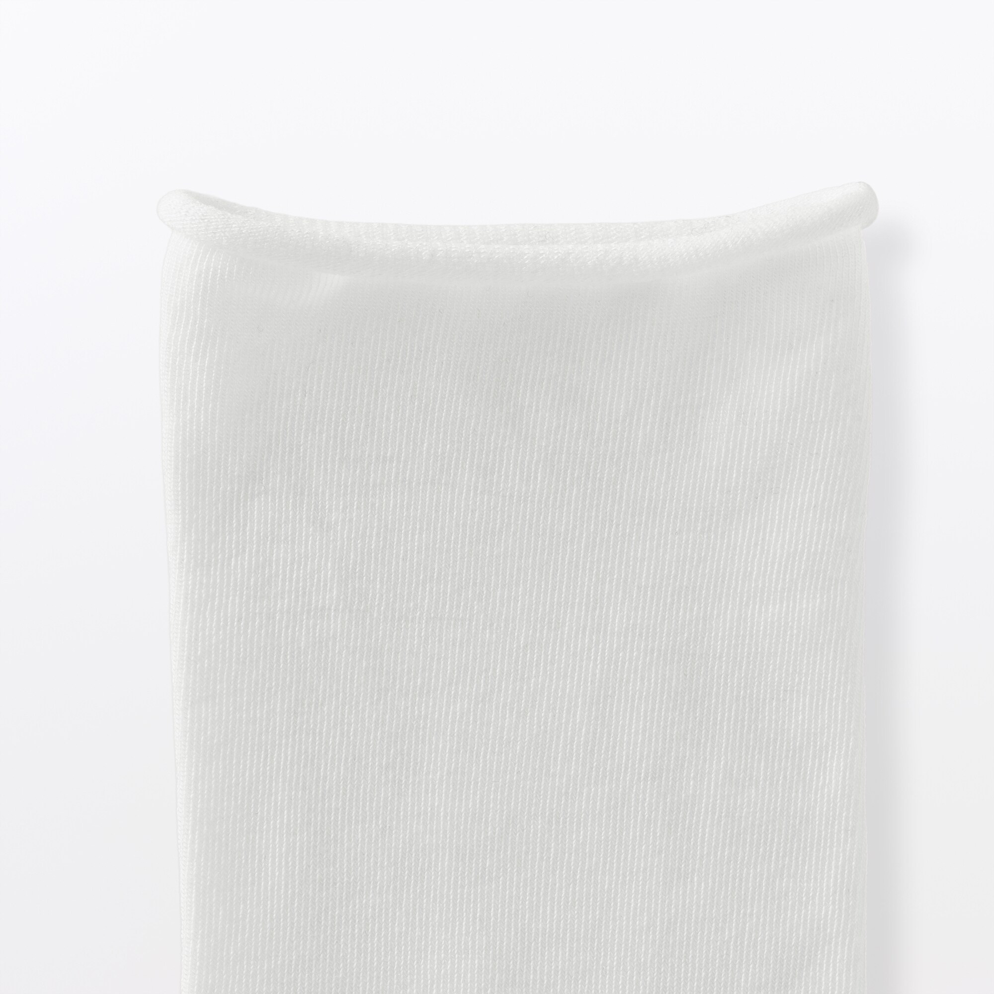 婦人　足なり直角　履き口やわらか　なめらか薄手　トップロール靴下