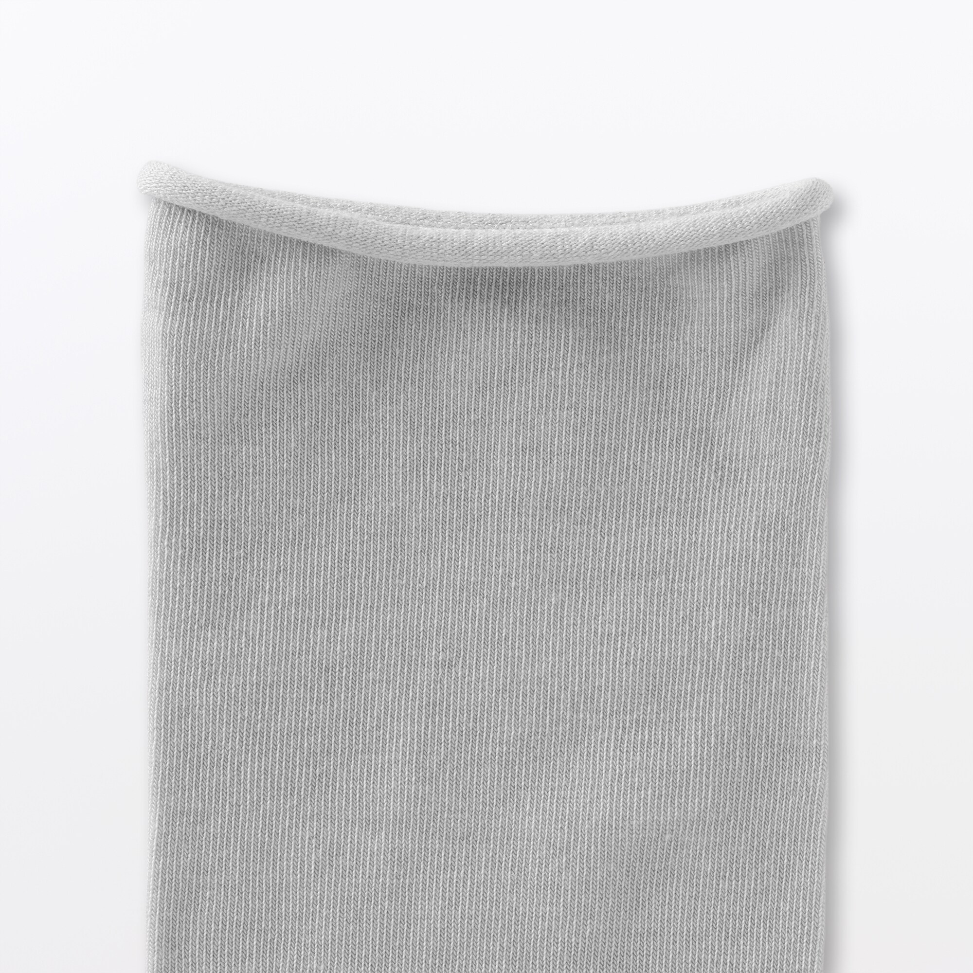 婦人　足なり直角　履き口やわらか　なめらか薄手　トップロール靴下