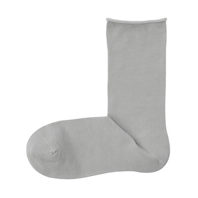 【１２月中旬発売予定】婦人　足なり直角　履き口やわらか　なめらか薄手　トップロール靴下