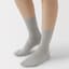 婦人　足なり直角　履き口やわらか　なめらか薄手　トップロール靴下