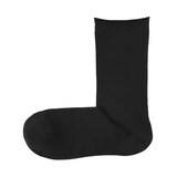 婦人　足なり直角　履き口やわらか　なめらか薄手　トップロール靴下