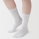 婦人　足なり直角　さらっと綿靴下