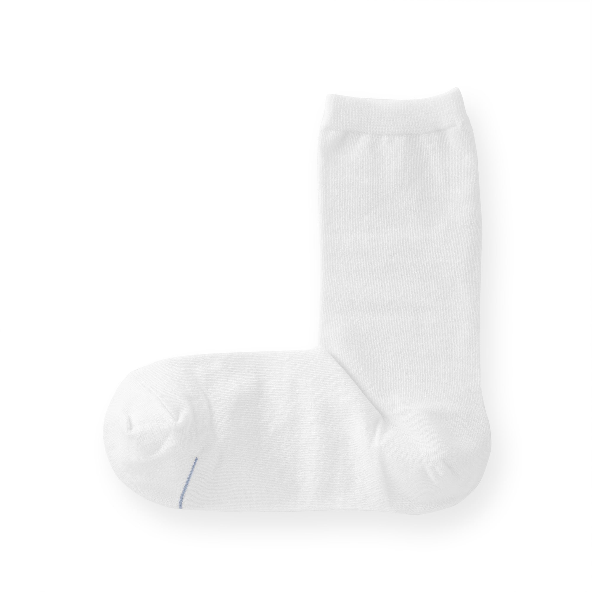 婦人　足なり直角　さらっと綿靴下