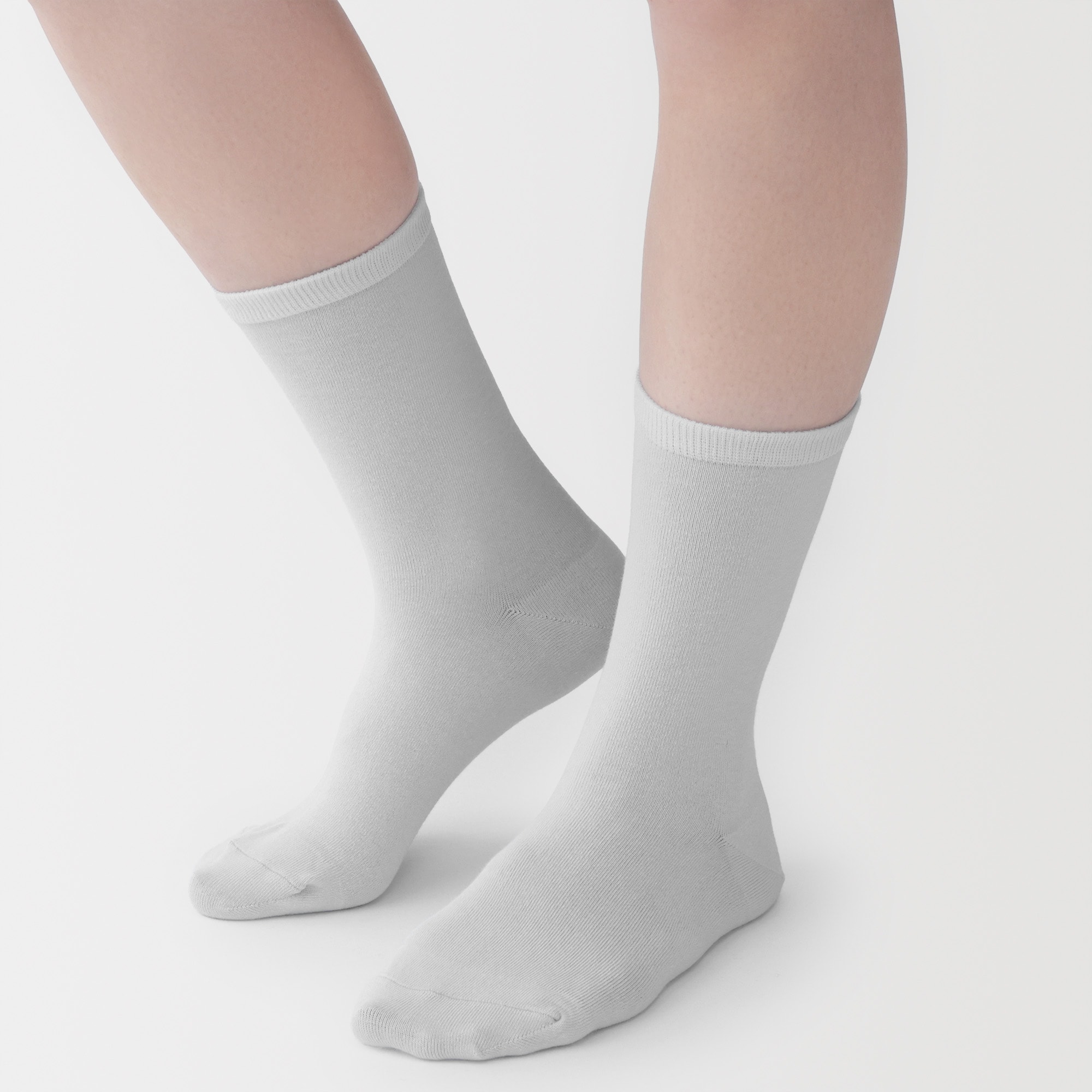 婦人　足なり直角　さらっと綿靴下