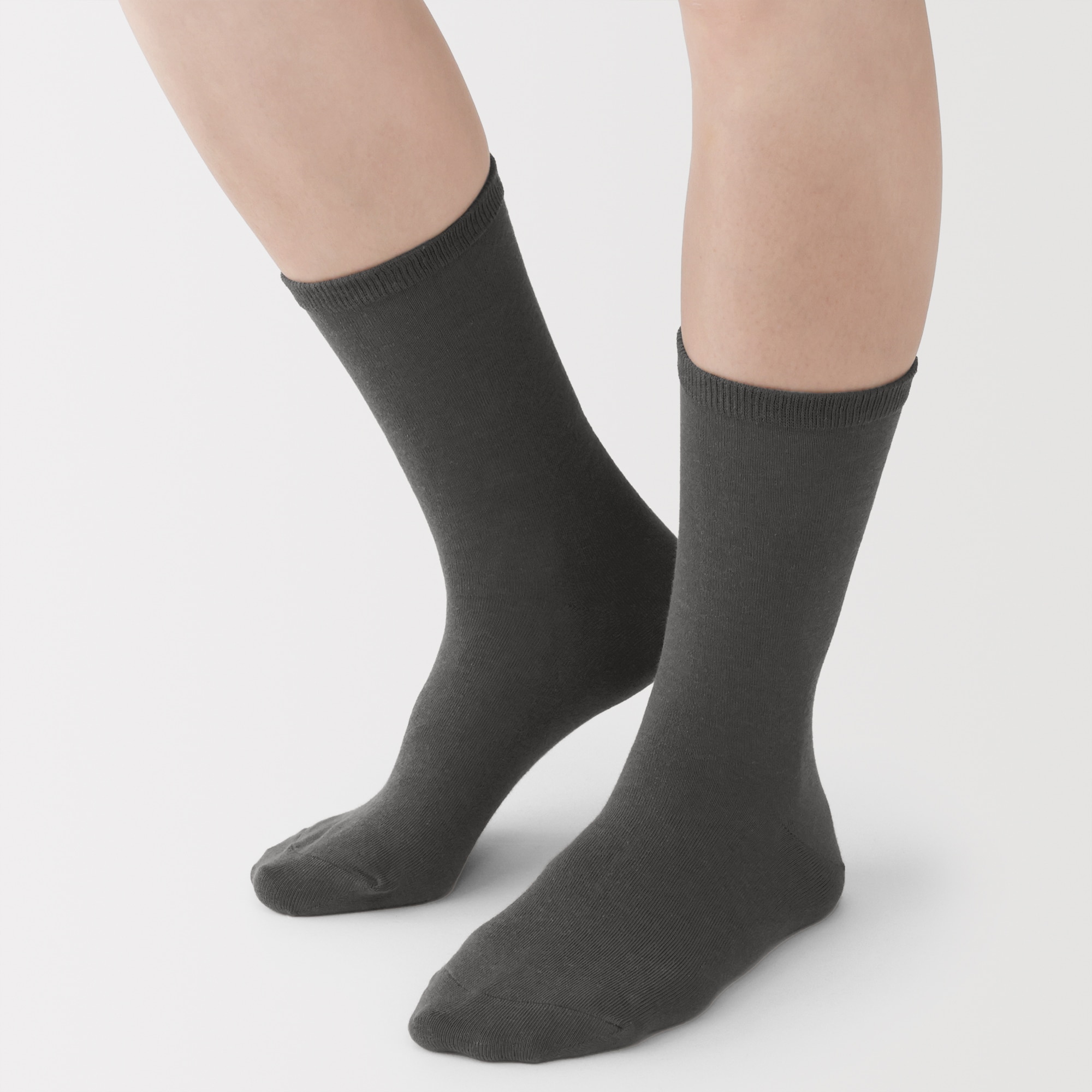 婦人　足なり直角　さらっと綿靴下