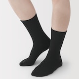 婦人　足なり直角　さらっと綿靴下