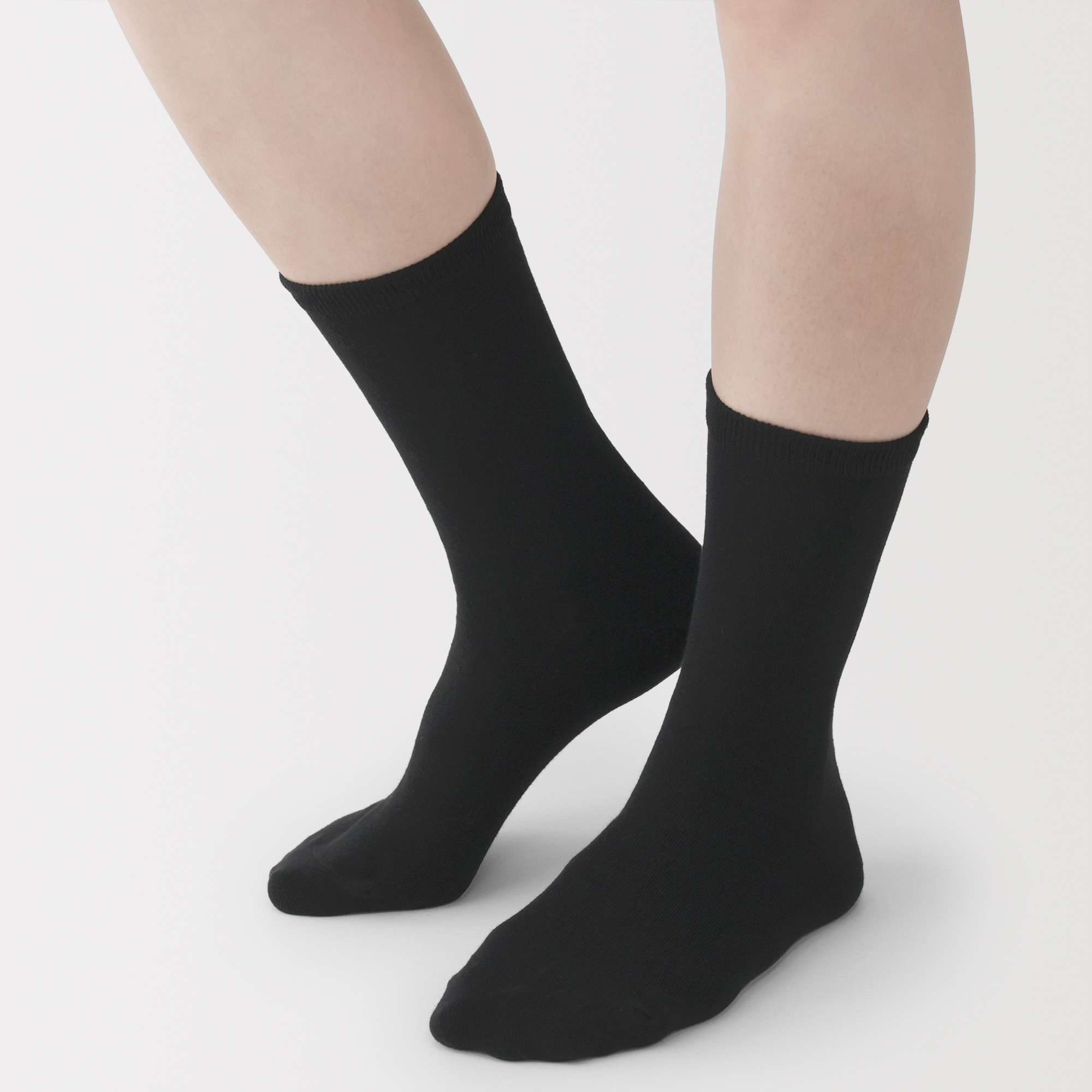 婦人　足なり直角　さらっと綿靴下