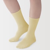 婦人　足なり直角　さらっと綿靴下