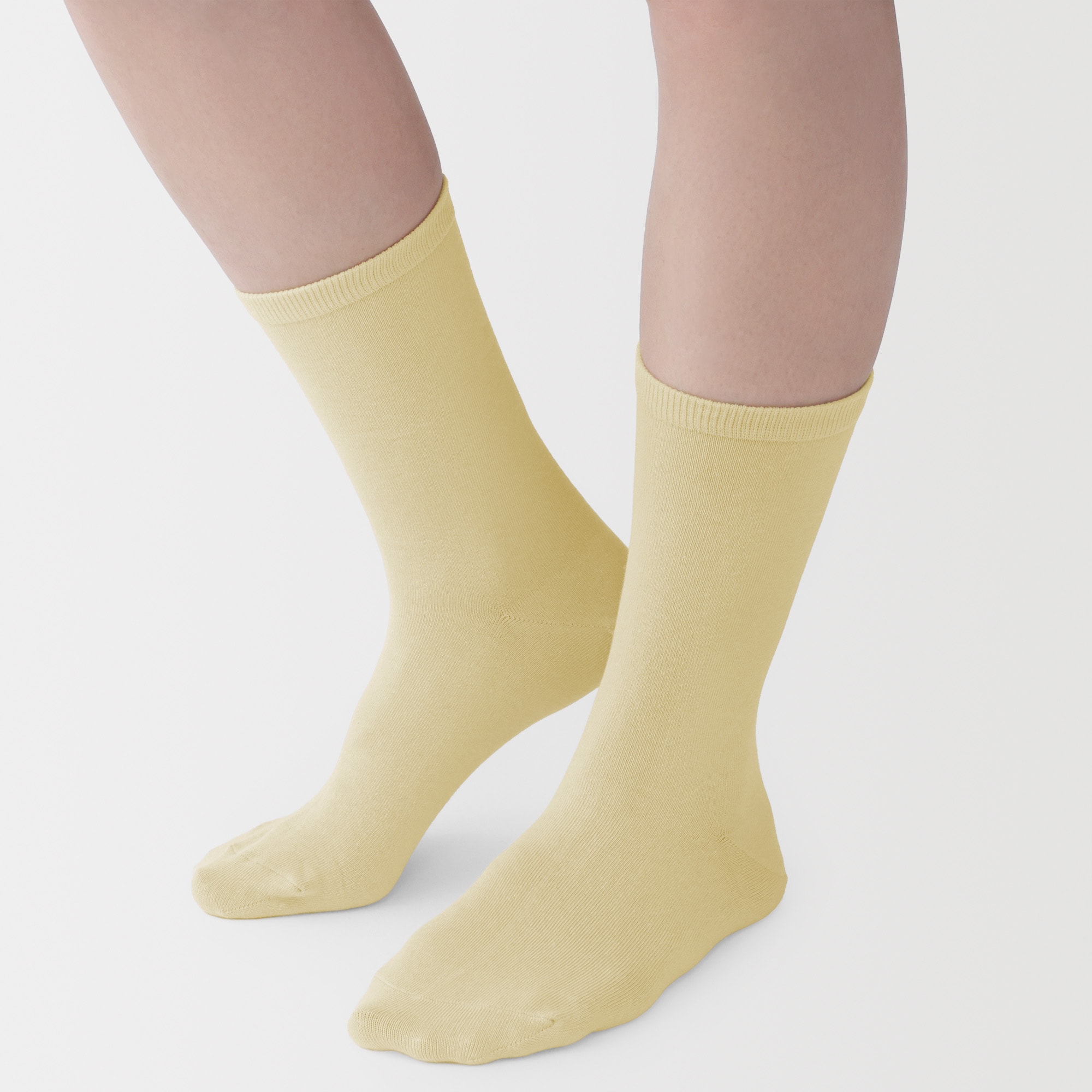 婦人　足なり直角　さらっと綿靴下