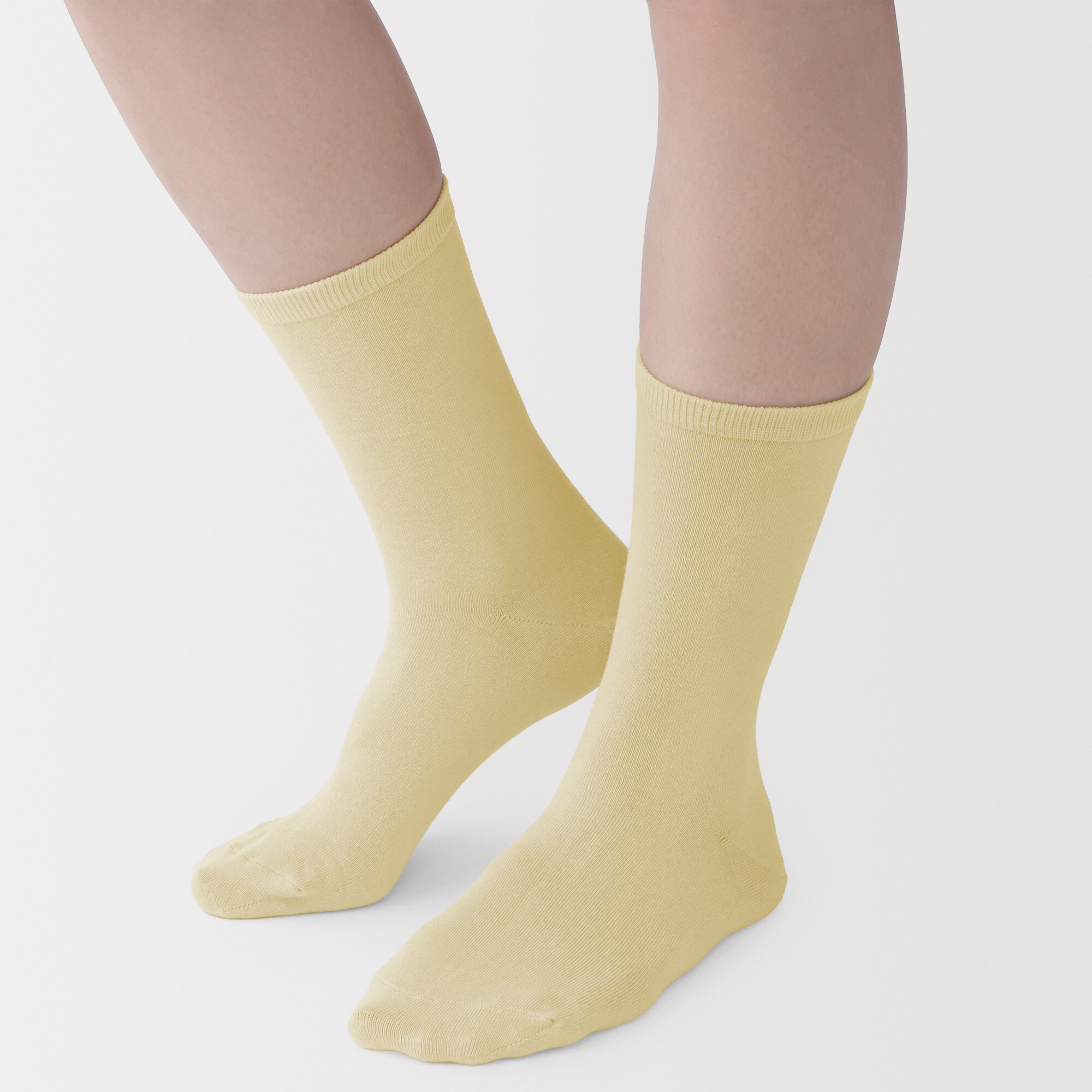 婦人　足なり直角　さらっと綿靴下