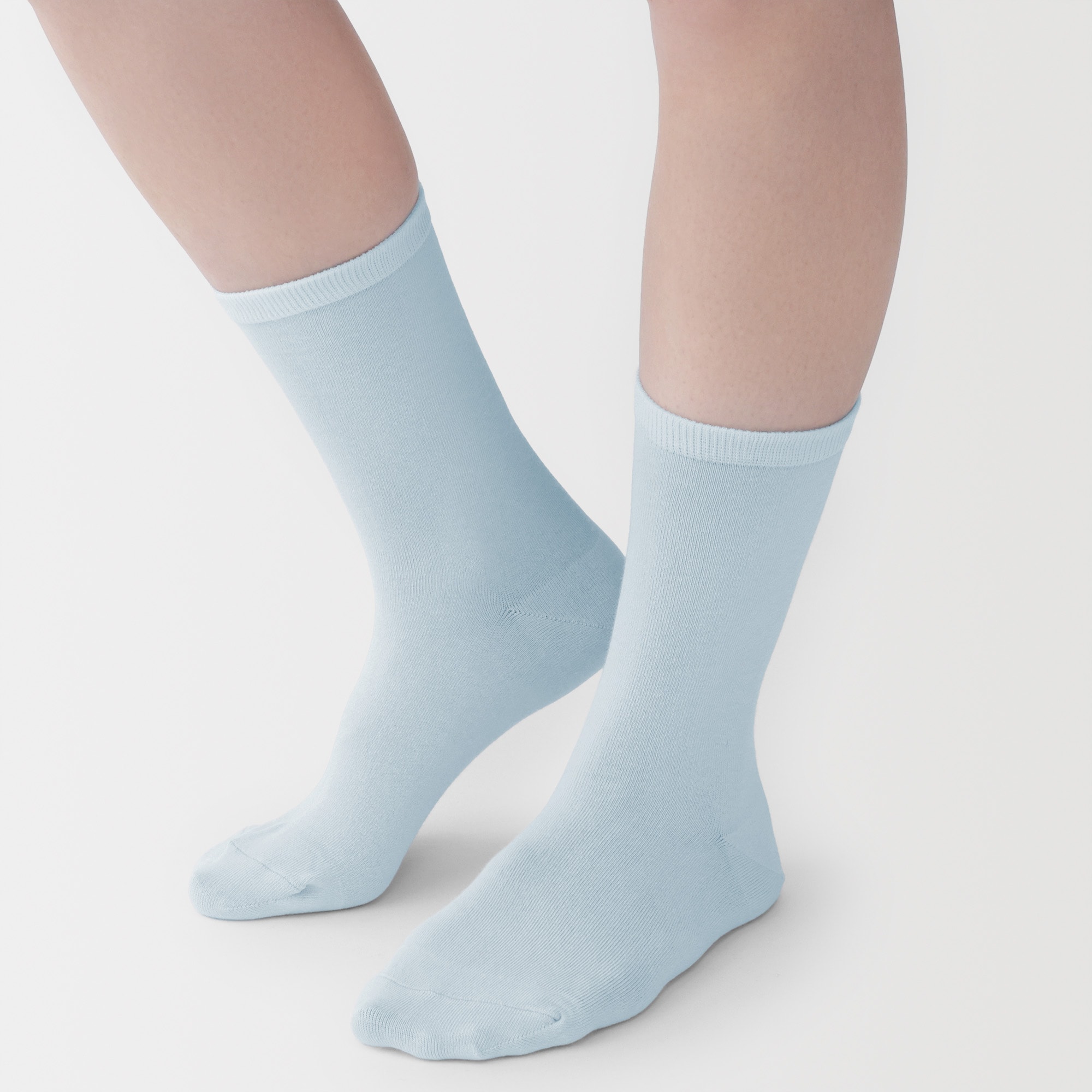 婦人　足なり直角　さらっと綿靴下