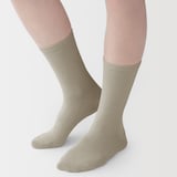 婦人　足なり直角　さらっと綿靴下