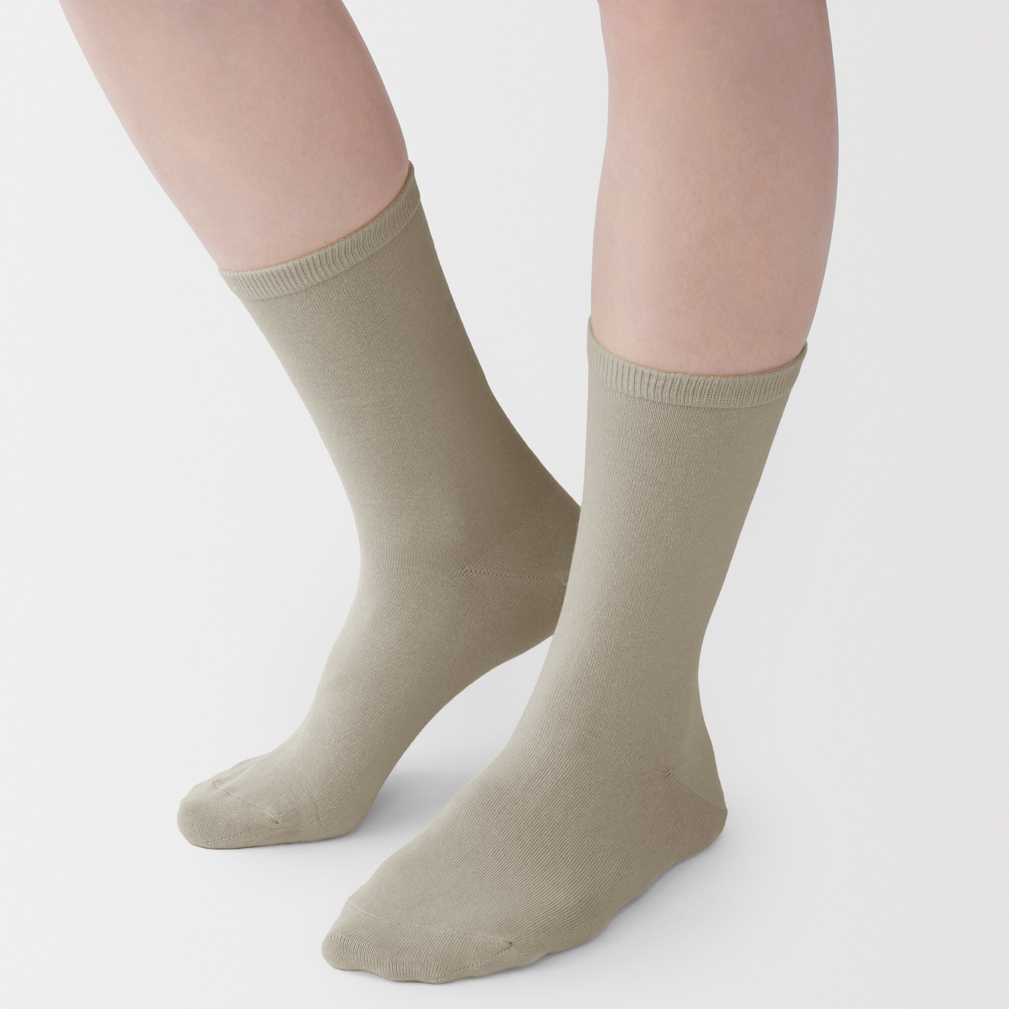 婦人　足なり直角　さらっと綿靴下
