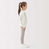 キッズ　ストレッチリブ編み　レギンス（十分丈）